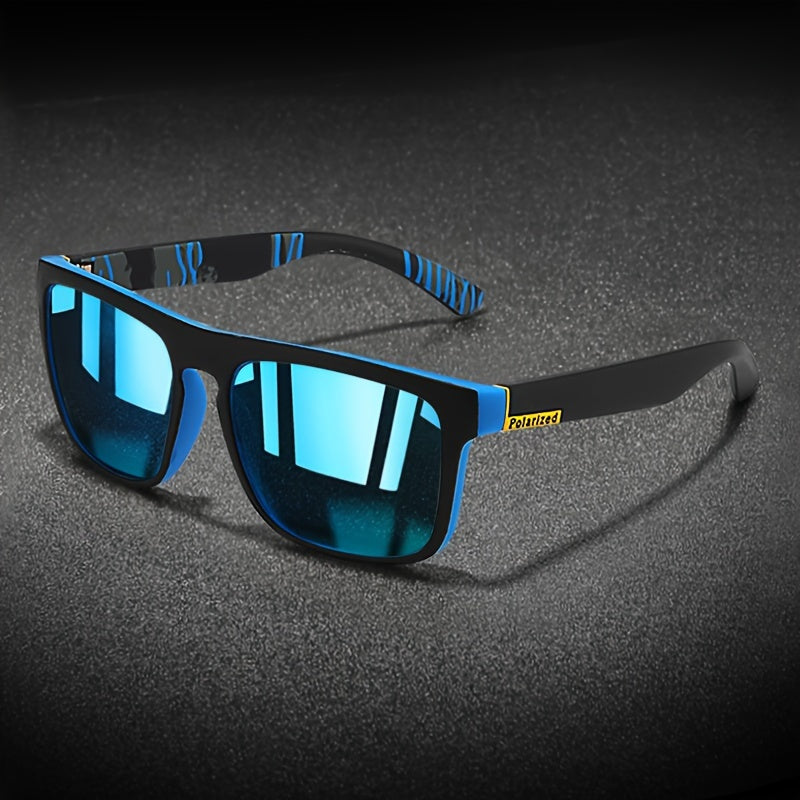 Stylish Sports Glasses With TAC Lenses, PC Frames, Retro Style