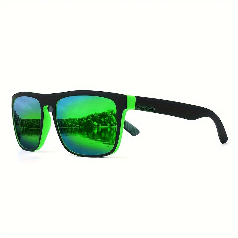 Stylish Sports Glasses With TAC Lenses, PC Frames, Retro Style