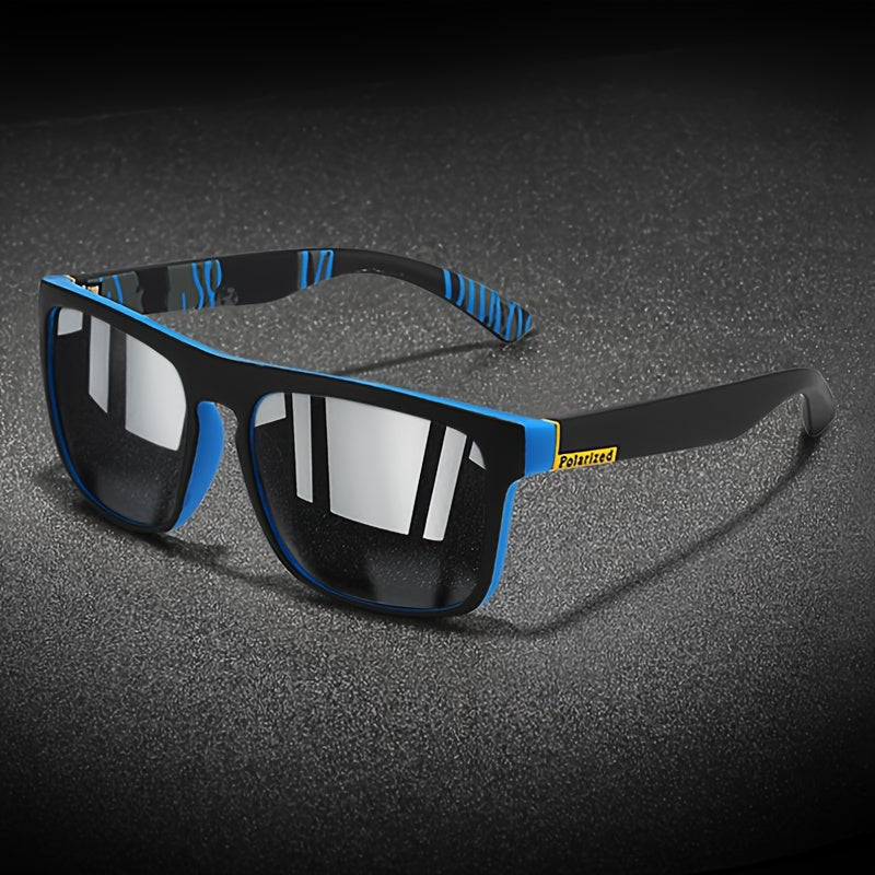 Stylish Sports Glasses With TAC Lenses, PC Frames, Retro Style