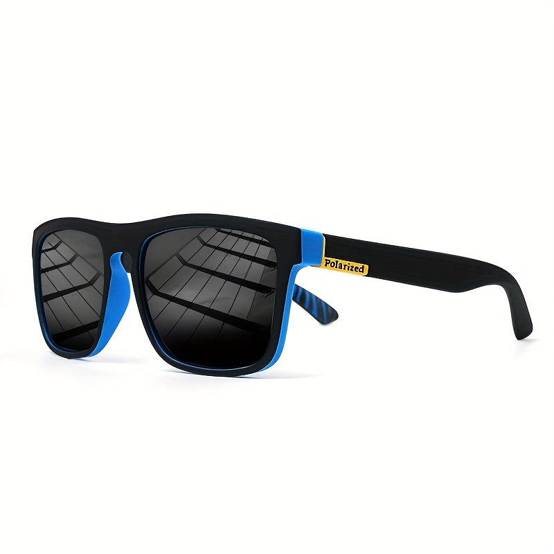 Stylish Sports Glasses With TAC Lenses, PC Frames, Retro Style
