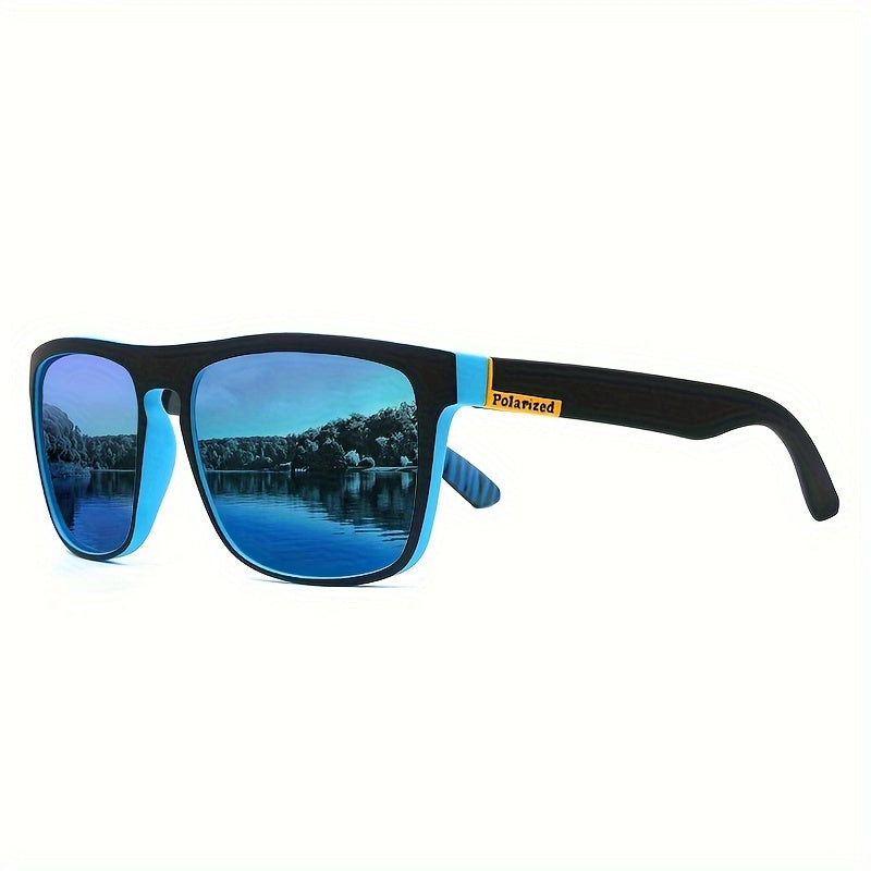 Stylish Sports Glasses With TAC Lenses, PC Frames, Retro Style