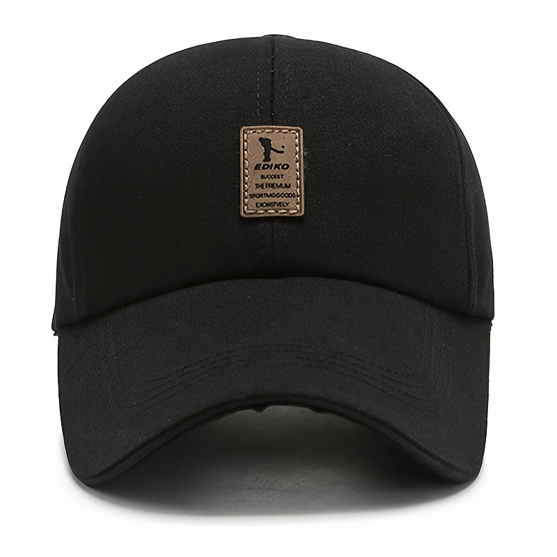 1pc Adjustable Baseball Cap in Solid Colors - Lightweight, Sun-Protective