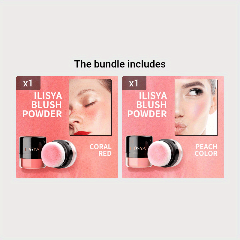Soft Face Blusher Powder Cheek Rouge Nourishing Nude Makeup