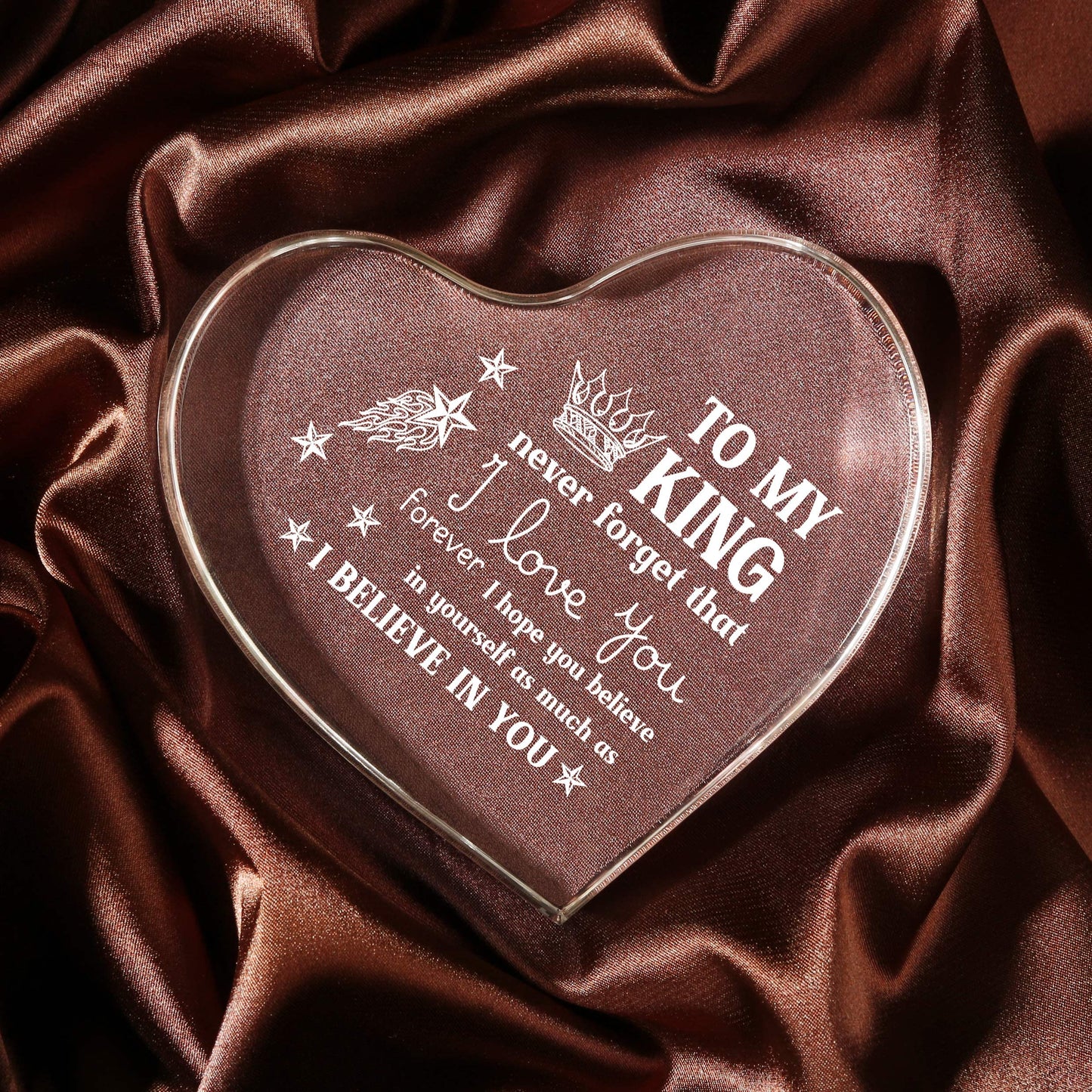 Unique I Love You Mens Acrylic Keepsake