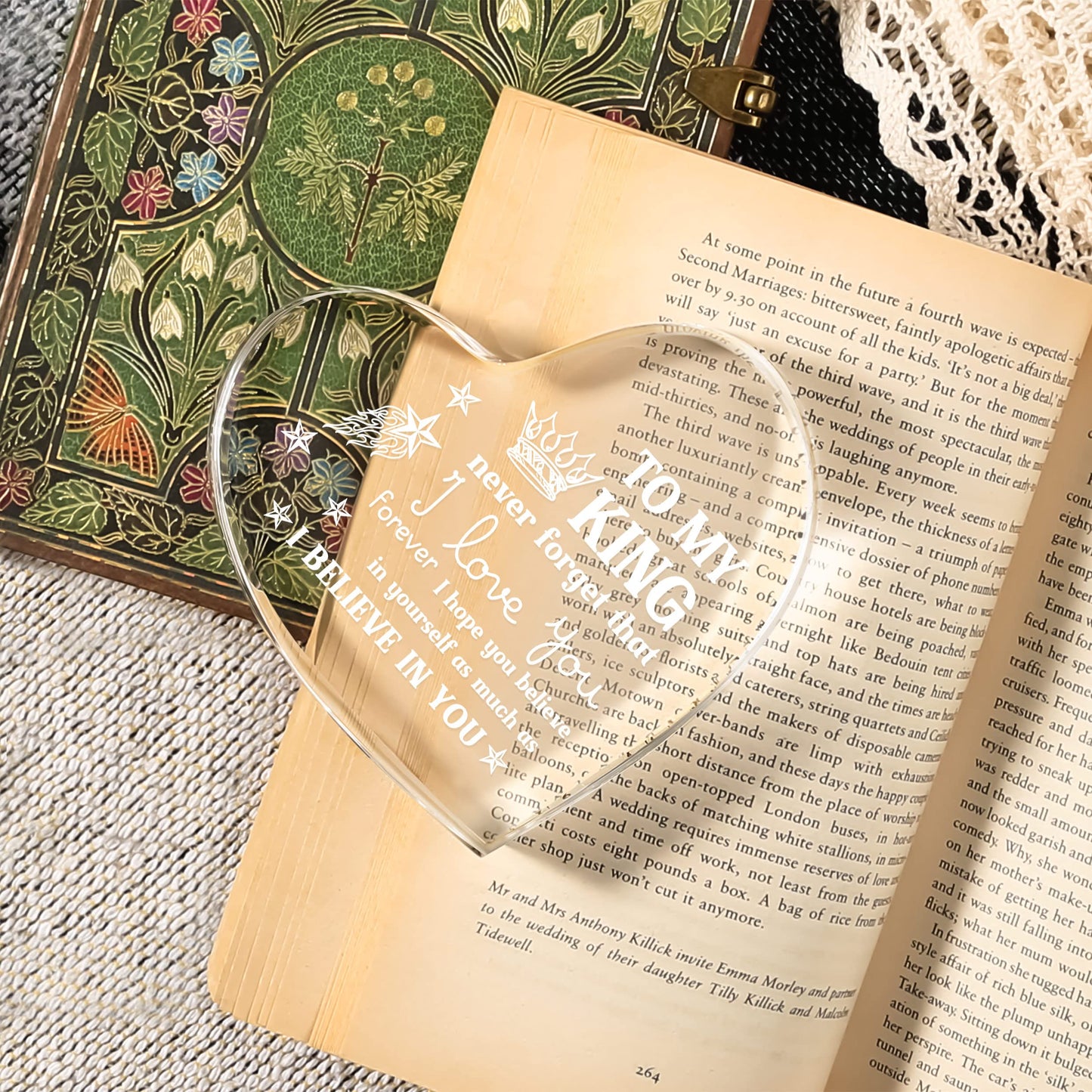 Unique I Love You Mens Acrylic Keepsake