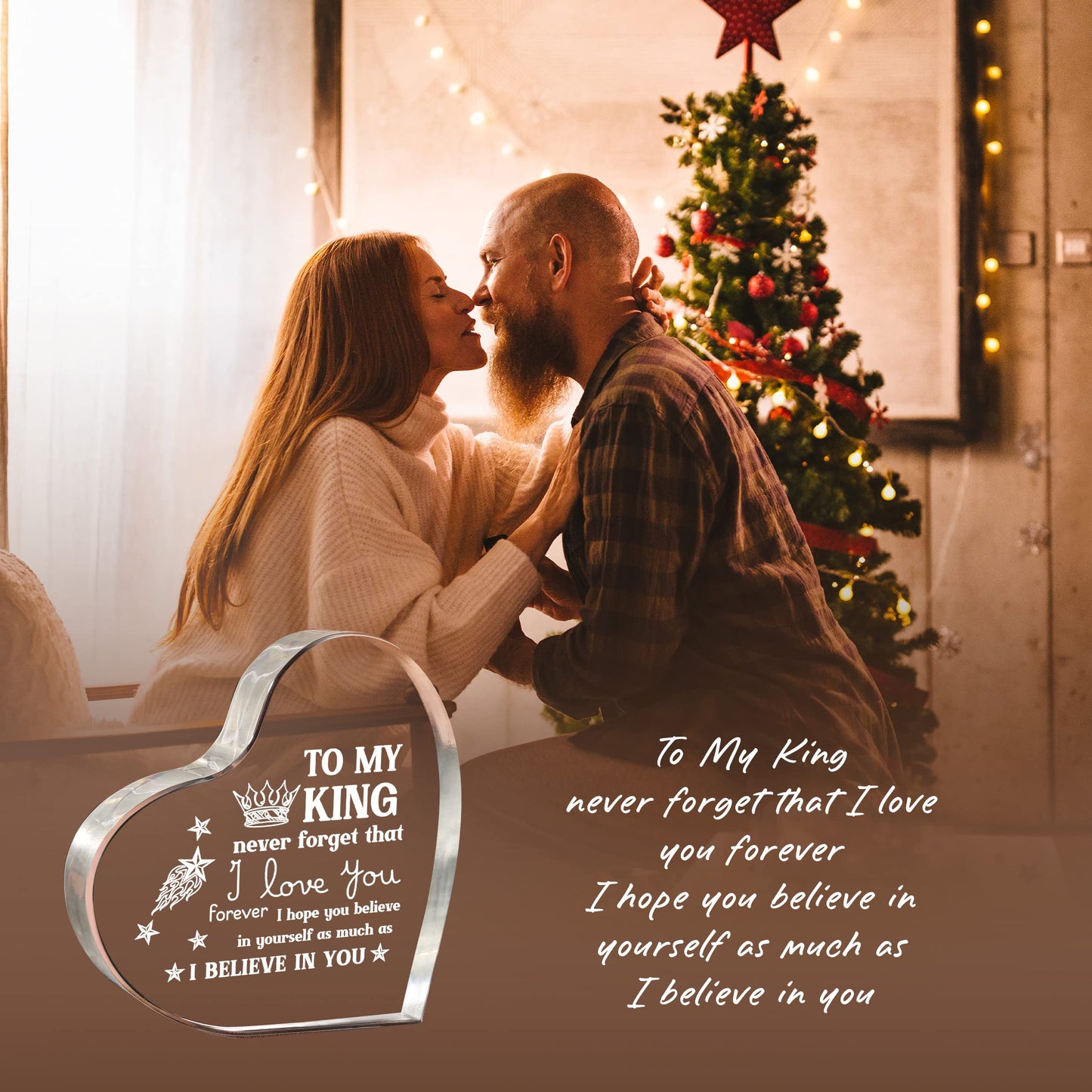 Unique I Love You Mens Acrylic Keepsake