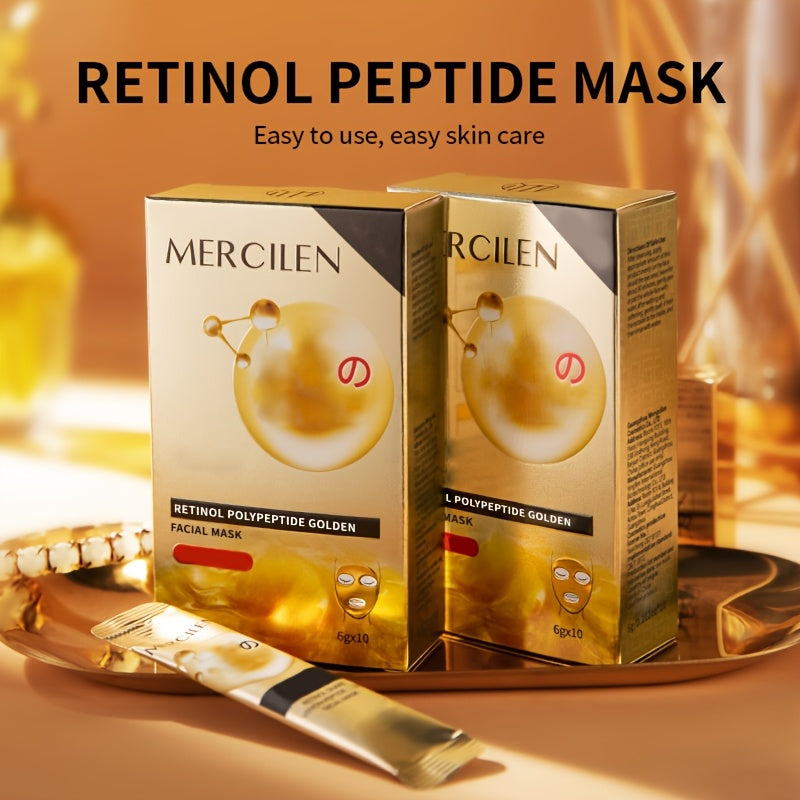 MERCILEN Retinol Polypeptide Golden Facial Mask