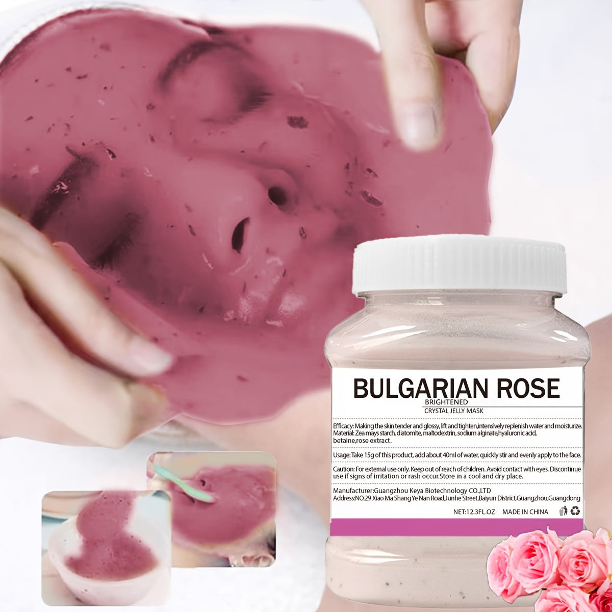 Bulgarian Rose Luxurious Gel Hydro Face Mask