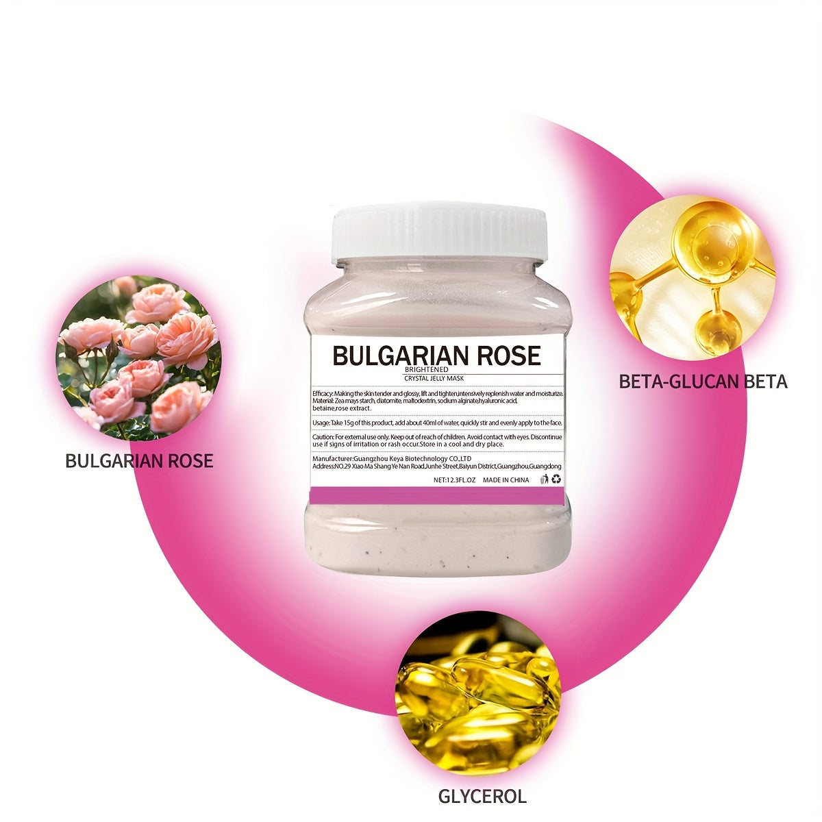 Bulgarian Rose Luxurious Gel Hydro Face Mask