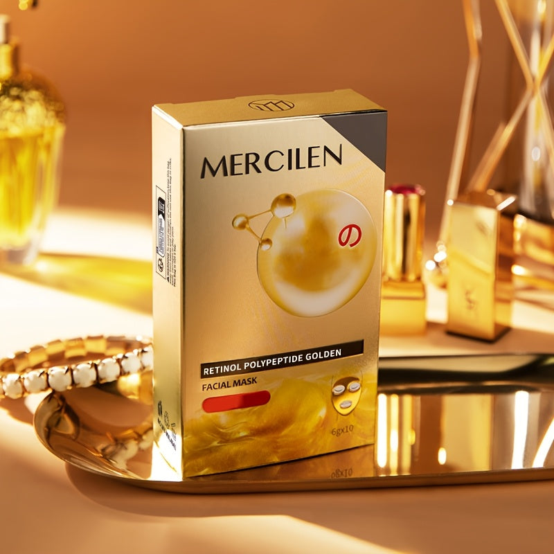 MERCILEN Retinol Polypeptide Golden Facial Mask