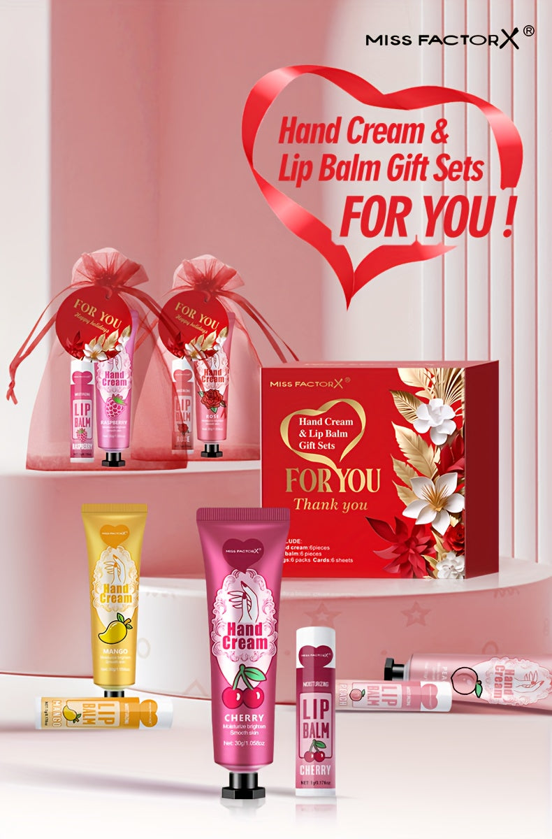 Max FactorX - Hand Cream & Lip Balm Gift Set
