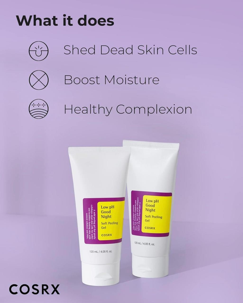 Cosrx SkinCare Routine - Low PH Good Morning Cleanser + Low PH Good Night soft peeeling