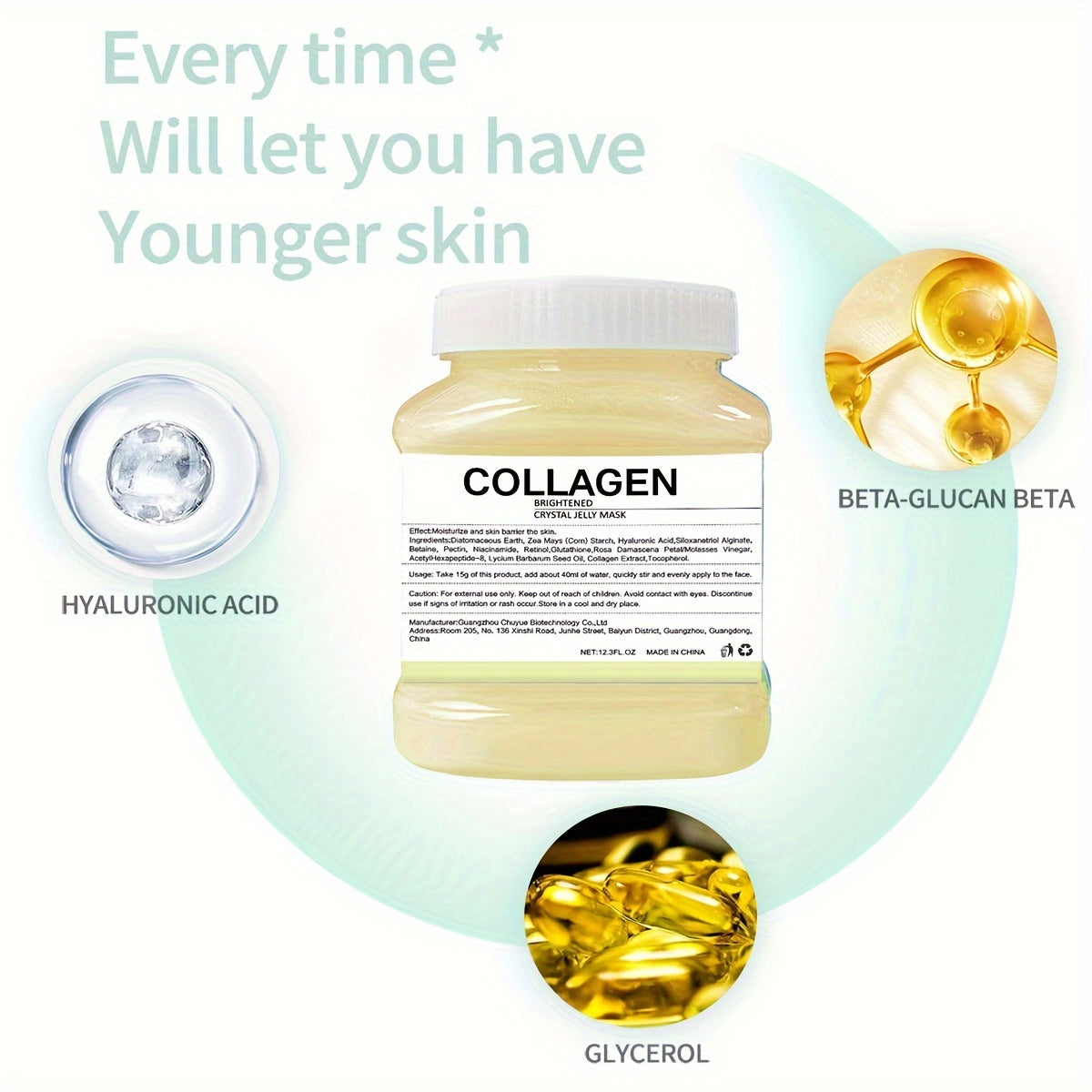 Crystal Collagen Facial Mask Powder