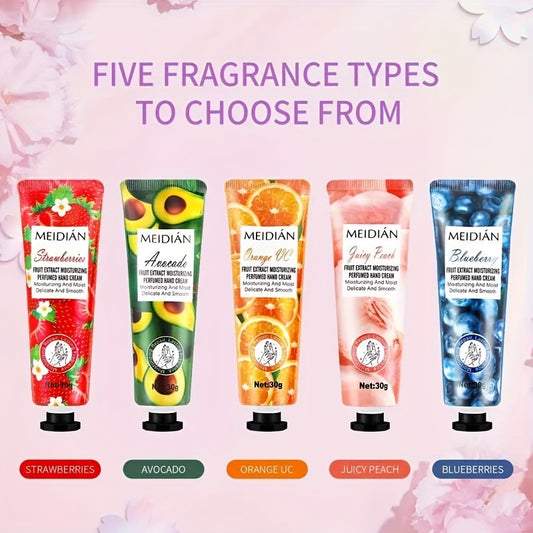 5pcs MEDIAN Hand Cream Set, Fruit Fragrance