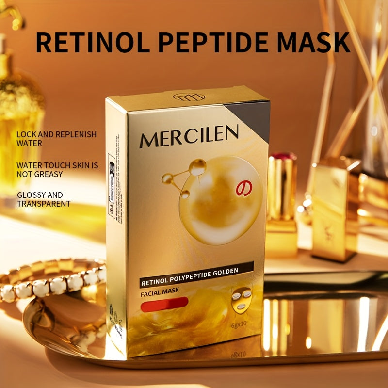 MERCILEN Retinol Polypeptide Golden Facial Mask