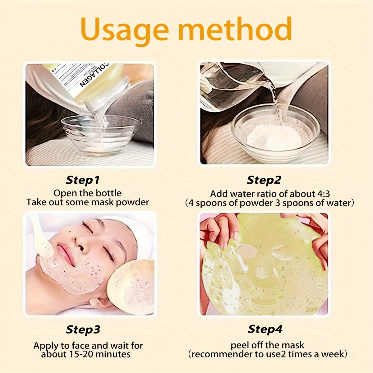 Crystal Collagen Facial Mask Powder