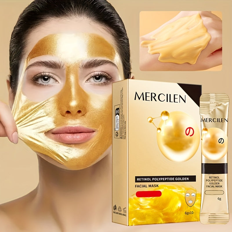 MERCILEN Retinol Polypeptide Golden Facial Mask
