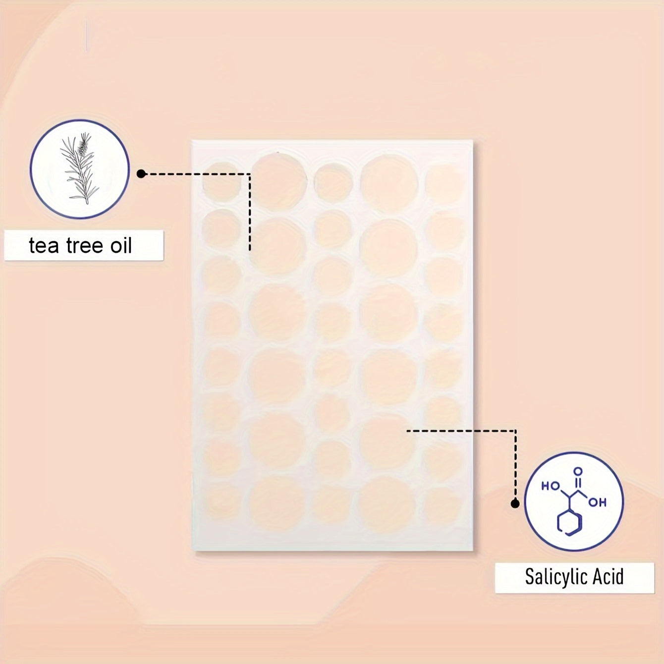 360 Skin Tone Regular Acne Stickers