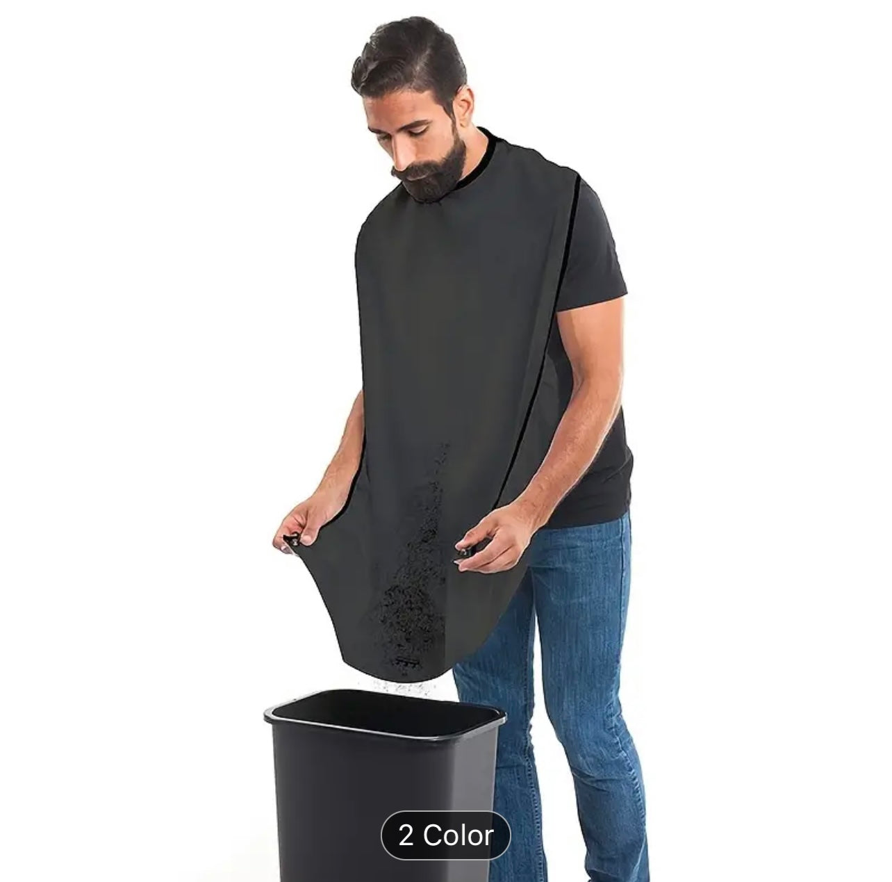 Men's Beard Trimming Apron - Splash Guard & Grooming Cape for Mess-Free Shaving