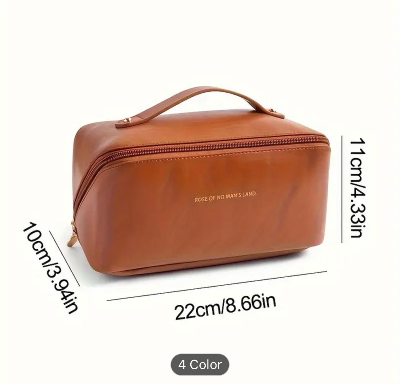 1pc Large Portable Capacity Cosmetic Bag For Women