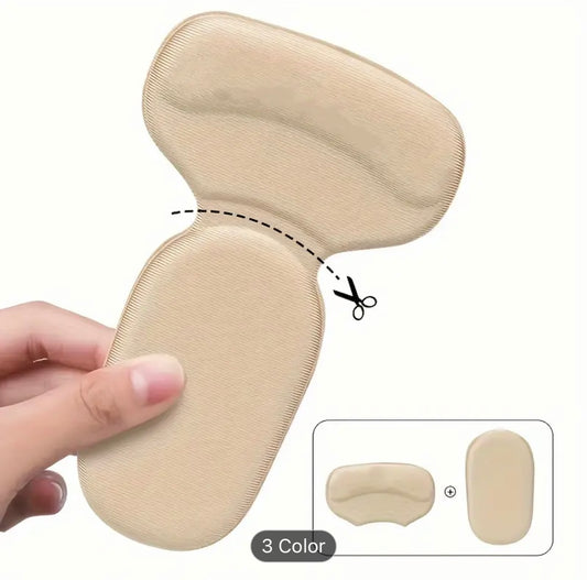 Heel Inserts For Women And Men Reusable Soft Sponge Heel Pads For Shoes